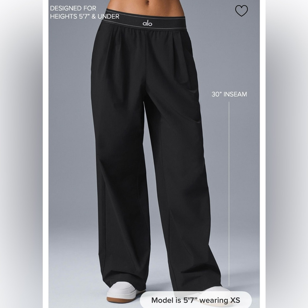 Women’s Alo Suit Up Trouser Black Pants